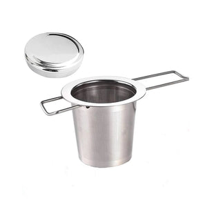 Tea Infuser Basket with Lid- Fine mesh