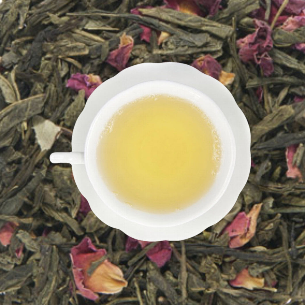 Sencha Kyoto Cherry Rose - A Floral Green Tea Infusion